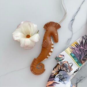 Handmade seehorse bag charm